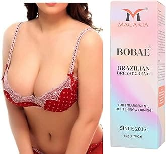 Bobae Breast Firming & Enlargement Cream - Bust Growth & Chest Enhancement Gel - Increase Size, Volume & Firmness - Breast Lifting, Toning & Smoothing Cream for Women & Girls - Big & Enlarge - 1.76 Oz