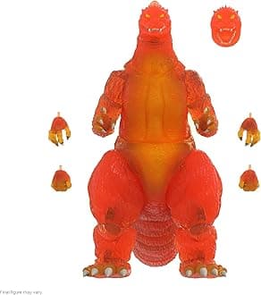 Super7 Toho ULTIMATES! - Blazing Godzilla (1200º Clear Orange) Action Figure
