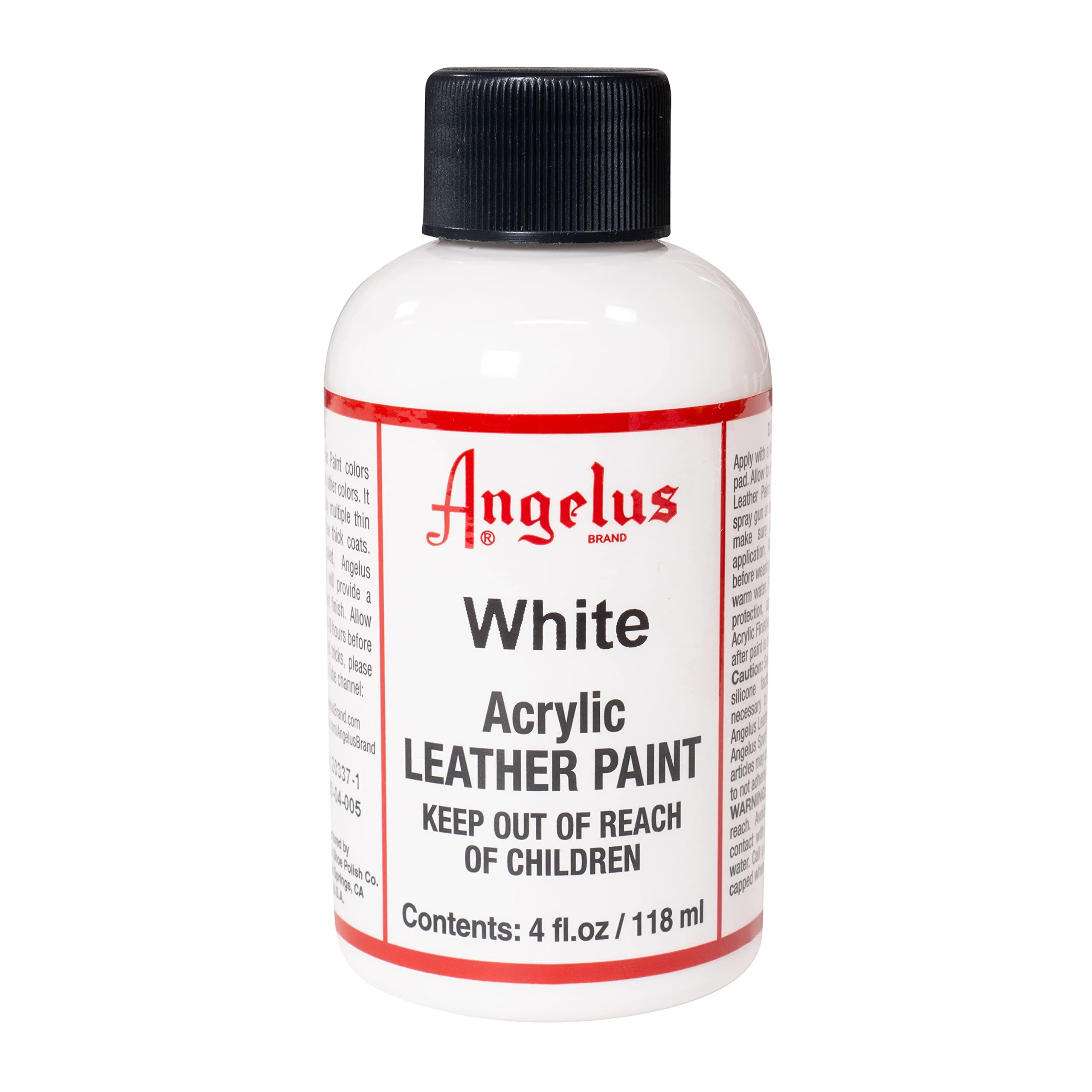 Angelus Leather Paint 4 Oz White