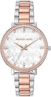 Michael Kors Pyper Women's Watch, Stainless Steel Watch for Women with Steel, Leather, or Silicone Band