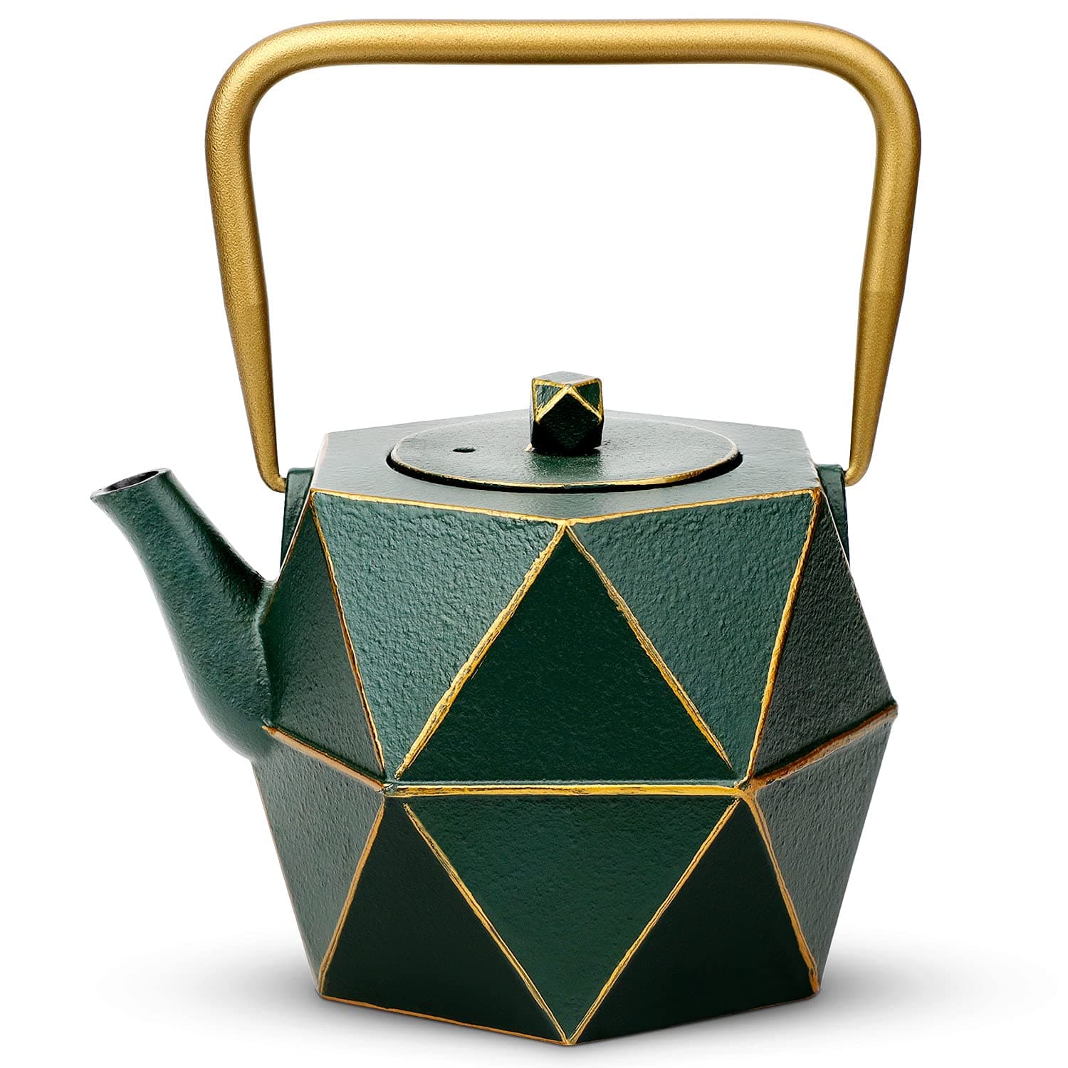 Cast Iron Diamond Teapot