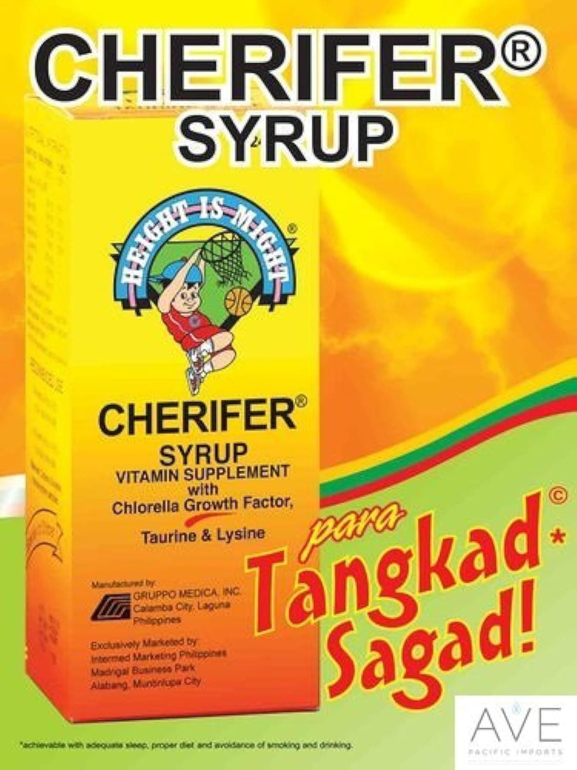 Syrup with Chlorella Growth Factor, Taurin & Lysine