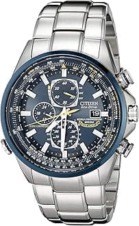 Men Chronograph Eco-Drive Watch Promaster Sky, Silver, AT8020-54L