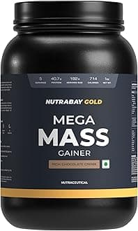 Gold Mega Mass Weight Gainer - 1Kg, Flavor - Rich Chocolate Creme