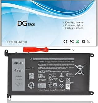 DGTECH WDX0R Replacement Laptop Battery for dell for Inspiron 15 5565 5567 5568 5578 7560 7570 7579 7569 13 5368 5378 7368 7378 17 5765 5767 5770 Series Notebook 3CRH3 T2JX4 FC92N CYMGM 11.4V 42Wh