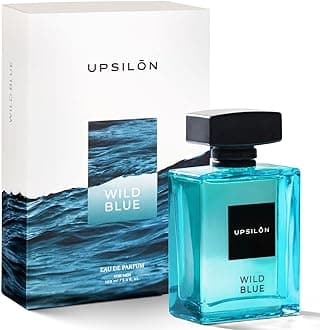 UPSILON Wild Blue Aqua Men'S Perfume | Long Lasting Eau De Liquid Perfumes For Men | Luxury Premium Perfume For Men | Fresh & Powerful Fragrance | Travel Friendly Edp Perfume For Men(100 Ml)