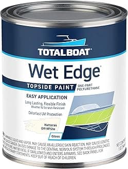 Wet Edge Topside Paint (Hatteras Off-White, Quart)