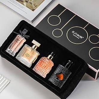 Women's Perfume Set: 4 Floral and Fruity Fragrances in a Gift Box, 105(25ml x3 +30ml) ml Total (3.5oz). Perfect for Gifting or Personal use, Elegant and Timeless Scents for any Accasions