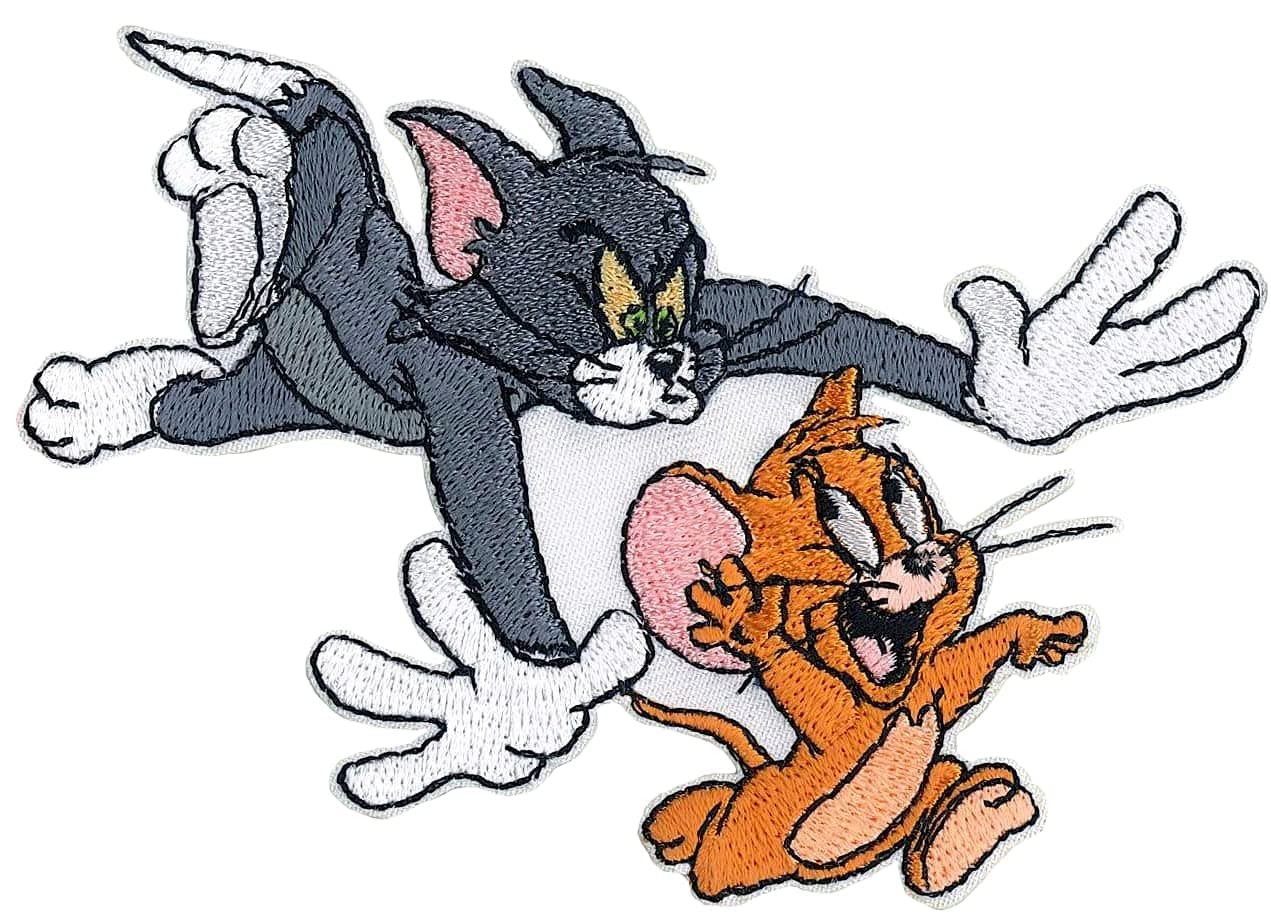 C&D Visionary Tom Chasing Jerry, White, Black
