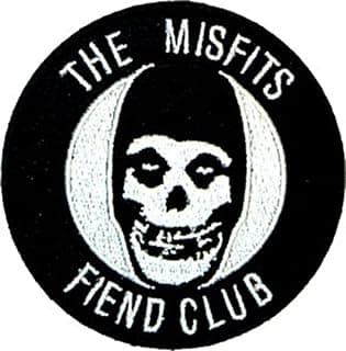 C&D Visionary Application Misfits Fiendclub Patch Black