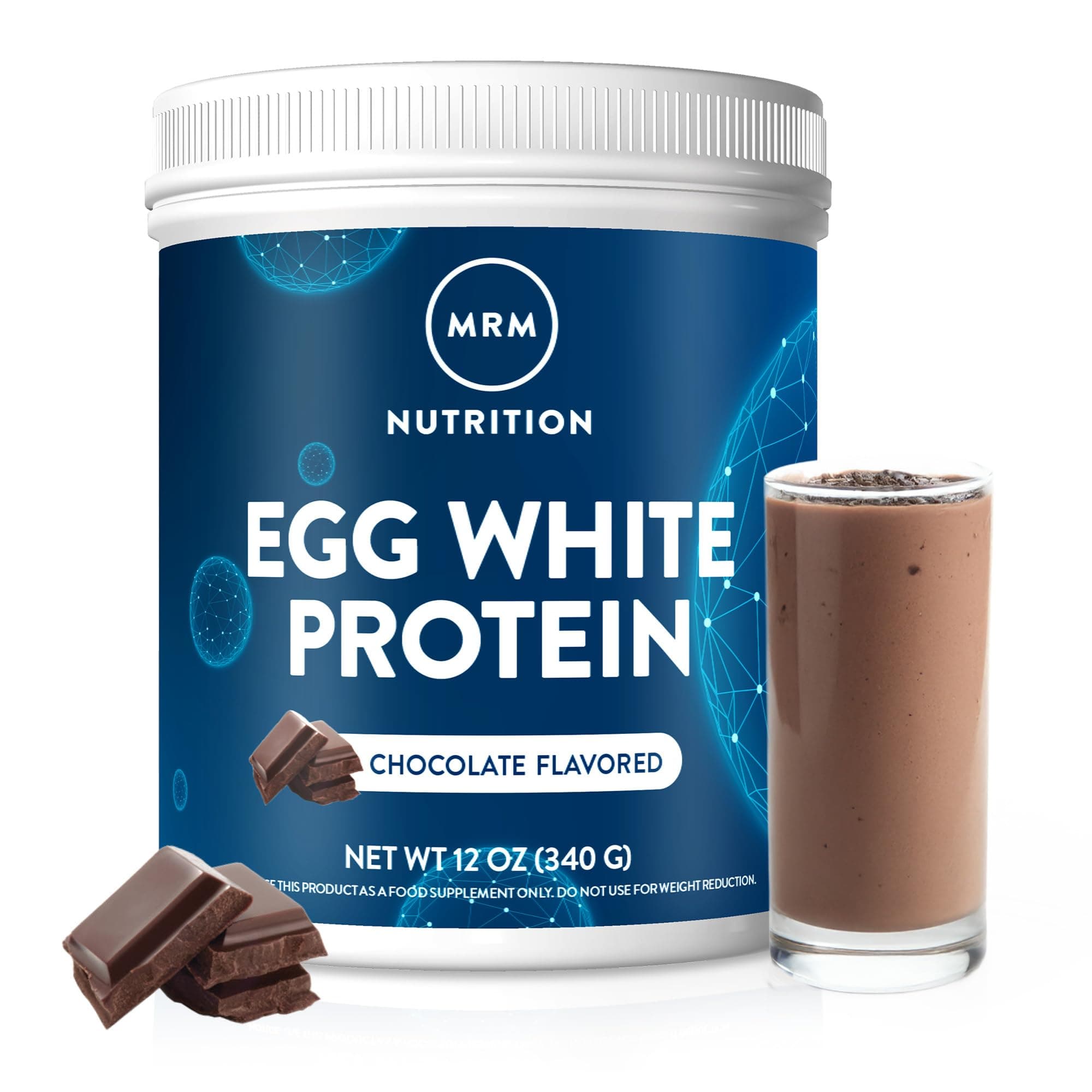 Natural Egg White Protein Powder - Chocolate - 350ml