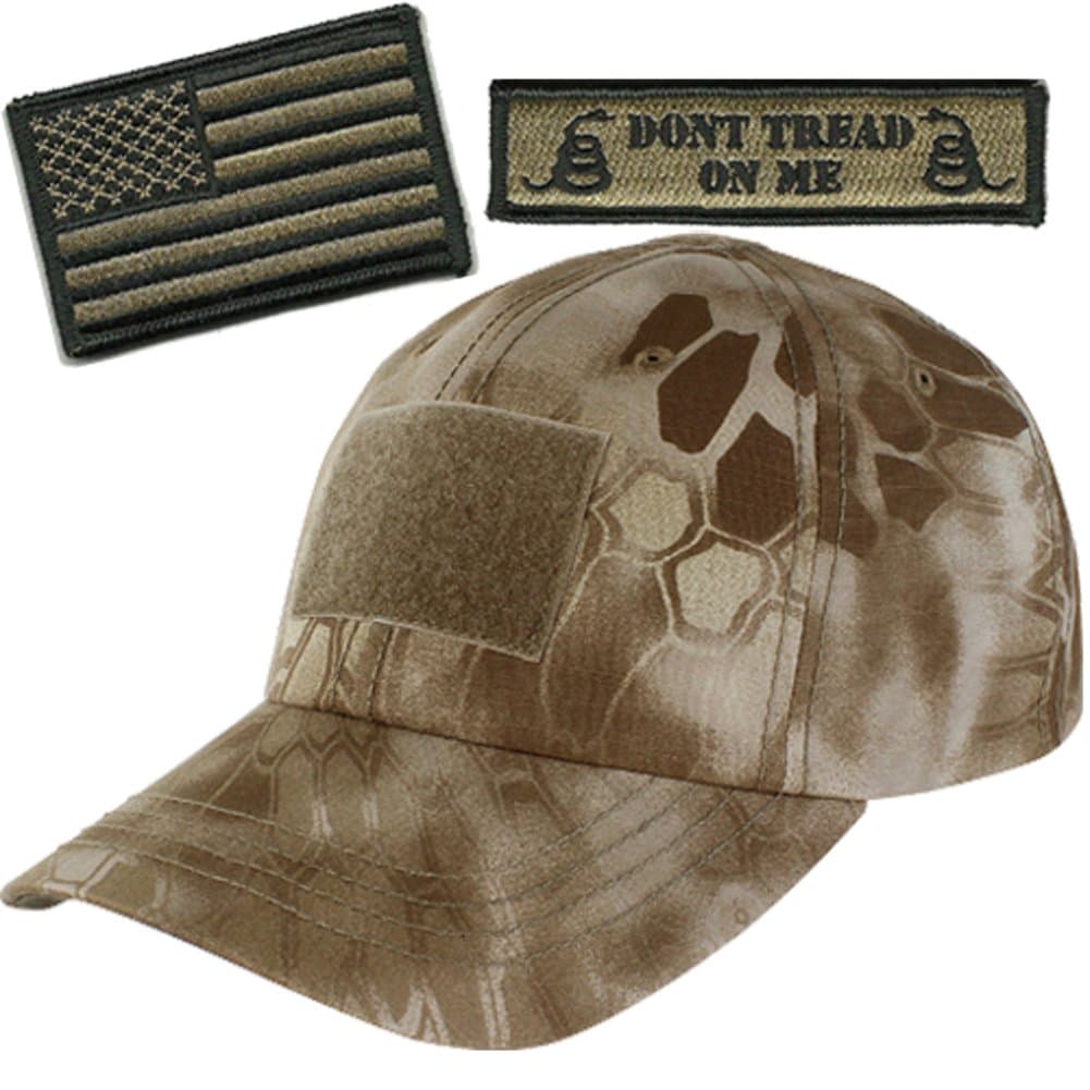 Gadsden and Culpeper Operator Cap Bundle - w USA/Dont Tread Patches