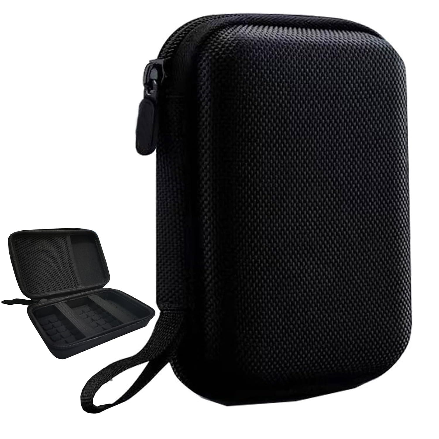 GPS Case Hard Shell Carrying Case Shockproof Storage Pouch Organizer Bag Compatible with 5-6 Inch GPS Navigator Garmin Nuvi 66LM 65 64 Garmin Zumo XT2 Tomtom 620 610 Cables Accessories 6 Inch (Black)