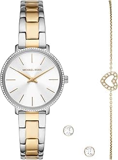 Michael Kors Pyper Women's Watch, Stainless Steel Watch for Women with Steel, Leather, or Silicone Band