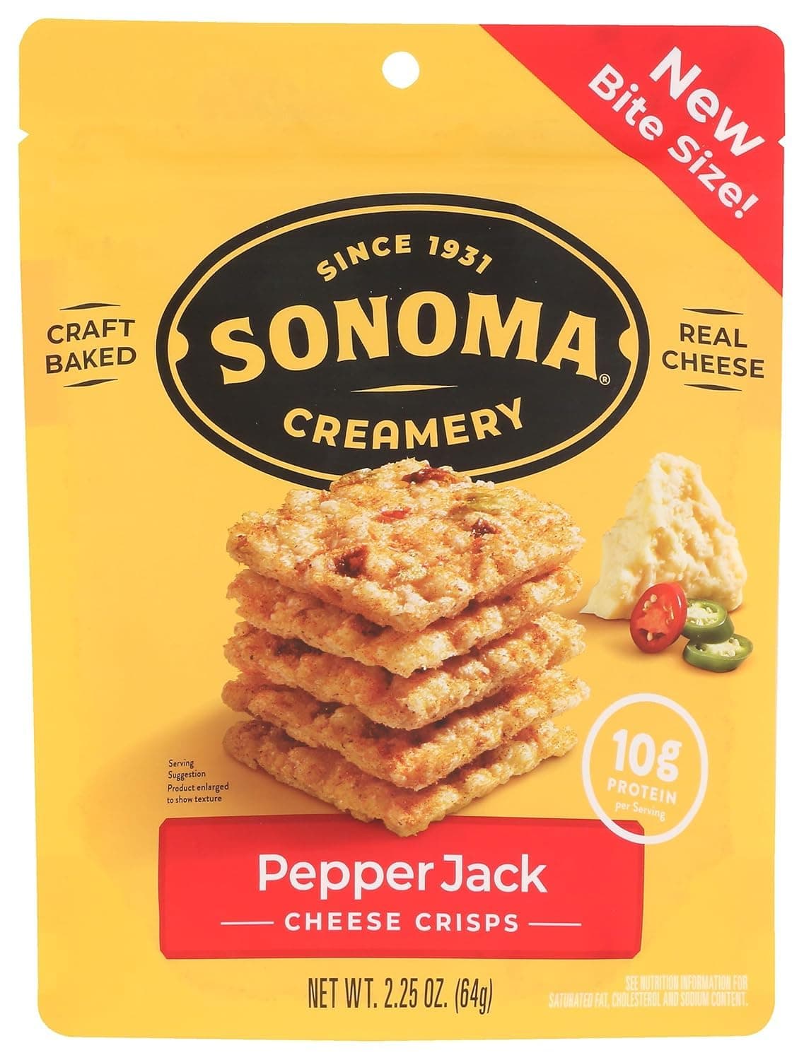 Sonoma Creamery Crisp Cheese Pepper Jack 2.25 OZ