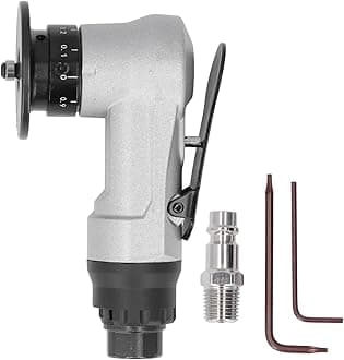 Pneumatic Chamfering Machine, 30000RPM Chamfering Machine, Portable Handheld 45° Arc Elbow Burr Trimming Linear Tool with Strong Tungsten Steel Cutter Head for Metal