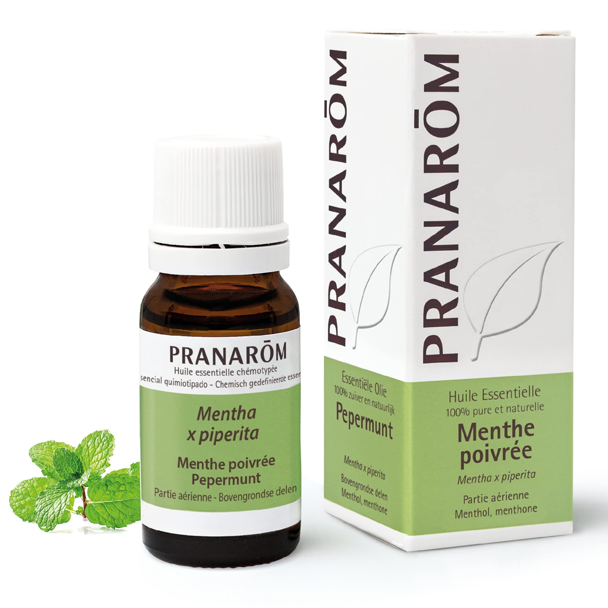 PranaromPeppermint Essential Oil, 10ml