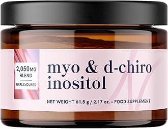 Inositol Powder | Menstrual Cycle Regularity & Ovarian Health Support | Myo-Inositol & D-Chiro for Hormone Balance for Women | Myo Inositol D Chiro Inositol Supplement | 30 Servings, 2.17 oz.