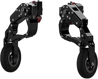 - GLK | Motorcycle Landing Gear | Compatible with BMW R18 | Titanium Chrome | Auto Extend and Retract Safety Wheels