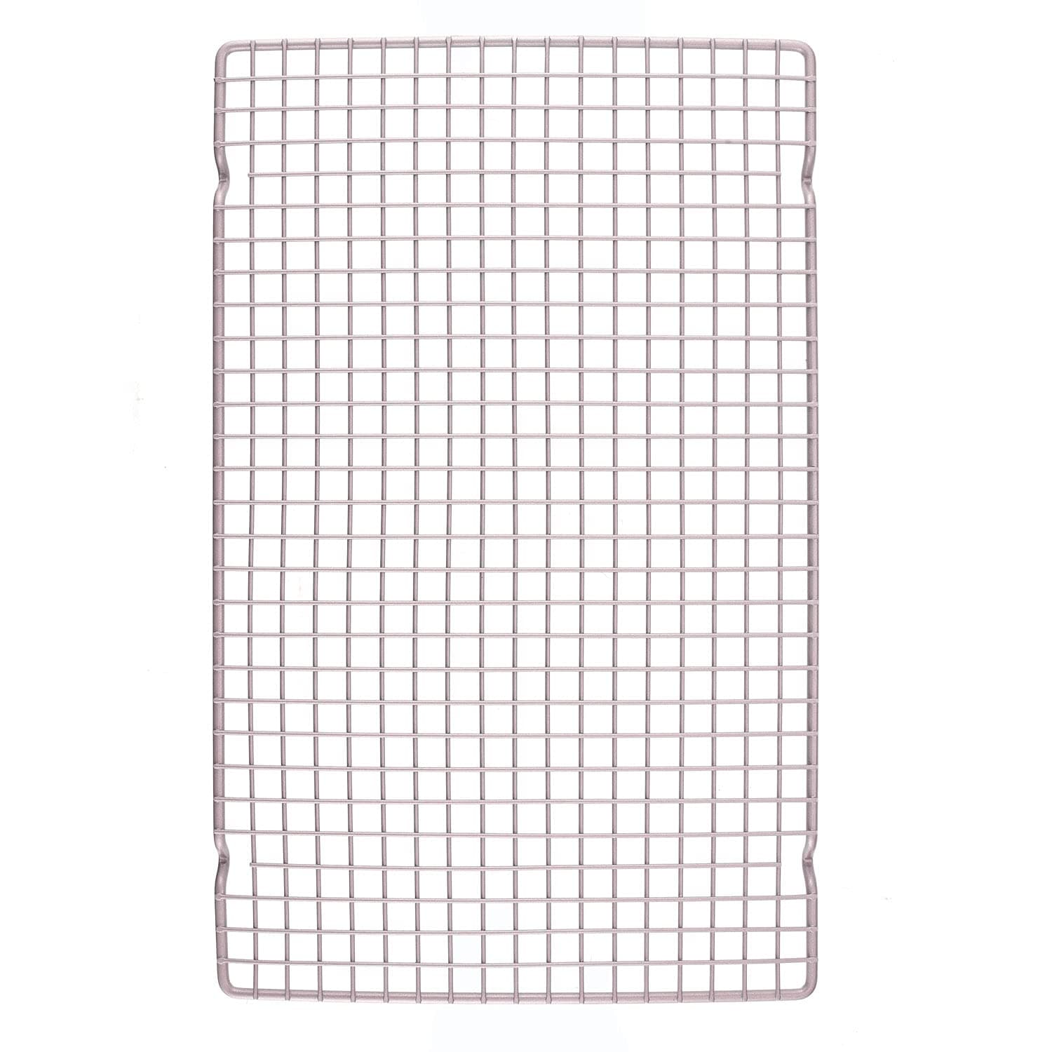 CHEFMADE Baking and Cooling Rack, 16-Inch Non-stick Bold-Grid Design Carbon Steel Wire Rack, FDA Approved for Oven Baking 16.3" x 10.1" x 0.7" (Champagne Goldï¼â€°