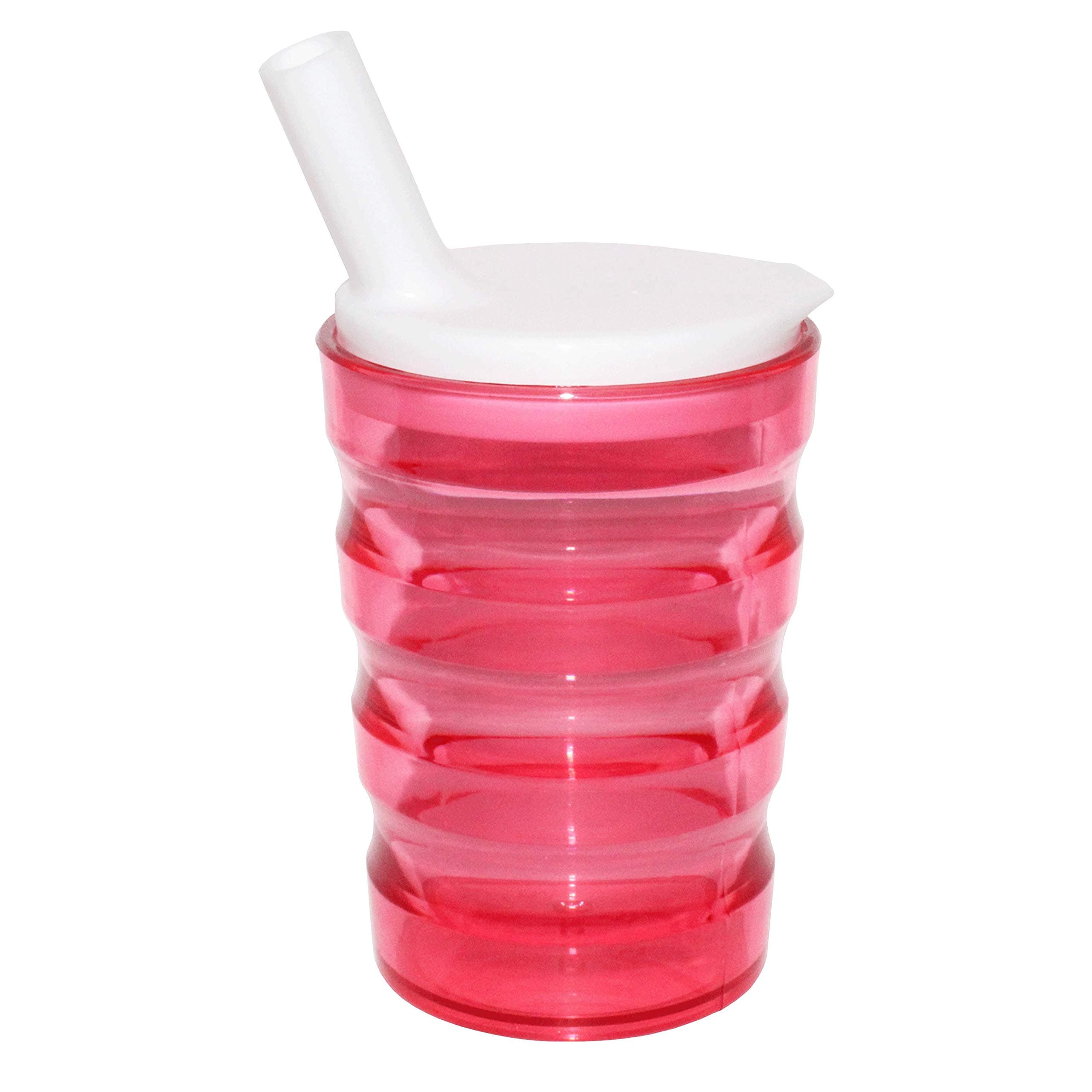Long Spout Feeding Cup Red