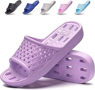 Shower Shoes Men Quick Drying Women Shower Sandals Non-Slip Comfortable House Slippers Bathroom Hotel Flip Flops Slides With Students Gym