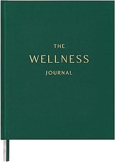 &And Per Se Wellness Journal – 91-Day Guided Self Care & Mental Health Planner | Track Sleep, Diet & Goals with Lay-Flat Hardcover | Gift-Ready, Undated (Forest Green)