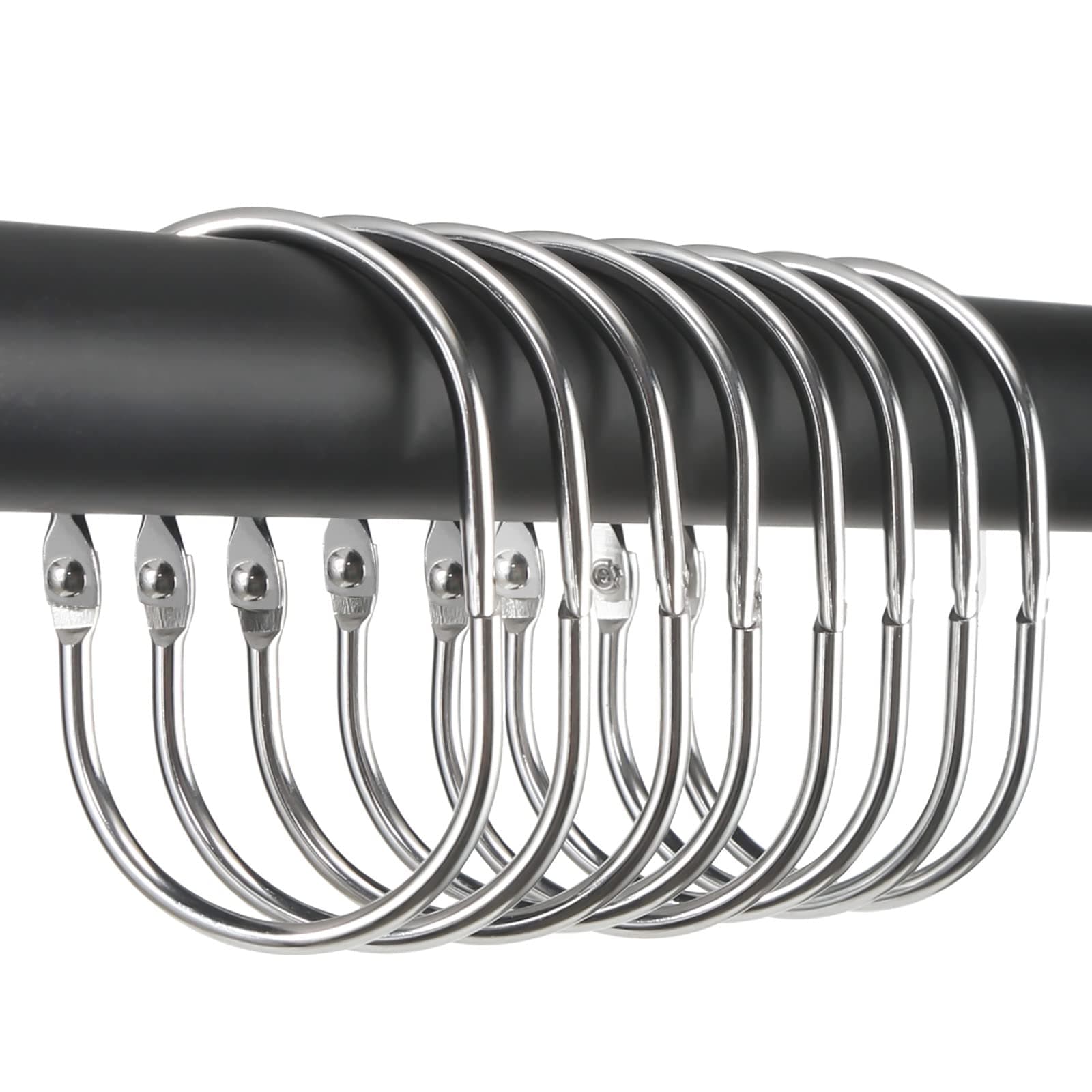 Chrome Shower Curtain Rings