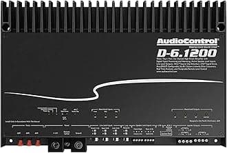 D-6.1200 6-Channel Car Amplifier with Digital Signal Processing