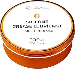100% Silicone Grease, Multi-Purpose Dielectric Paste, HT Waterproof Rubber Lubricant (500 ml)