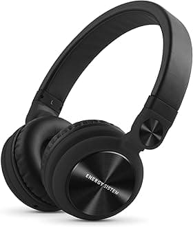 Energy Sistem Headphones DJ2 Black(DJ style headphones, 180º rotation, detachable cable, microphone and hands-free function) - Black