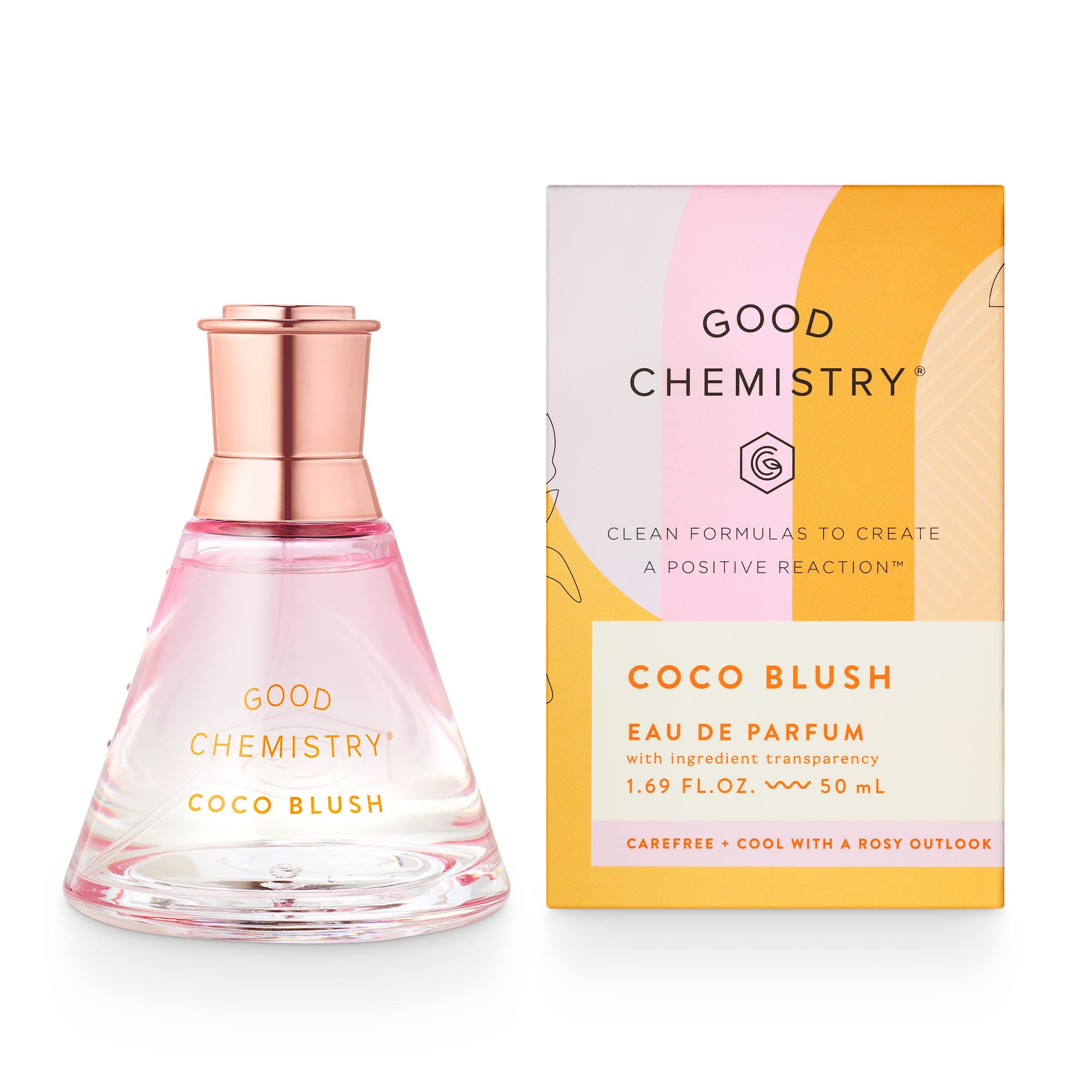Coco Blush Eau de Parfum 1.7 fl oz - Long-Lasting Perfume with Coconut Water, Pineapple, & Driftwood - Carefree, Clean & Vegan