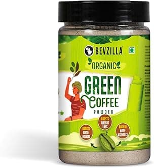 Green Coffee Beans Powder - 200 Grams | For Weight Loss With Chlorogenic Acid | Immunity Booster| Natural Super Drink