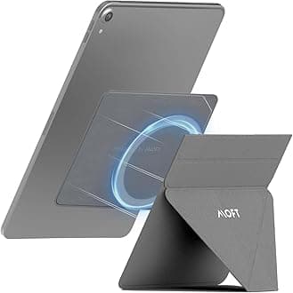 Snap Tablet Stand, Compatible for iPad mini 6/5/4/3/2/1 and 7.9"-9.7" Tablets,Adjustable, Foldable, Portable, Swith-Friendly with The Magic Keyboard and More, Cool Gray