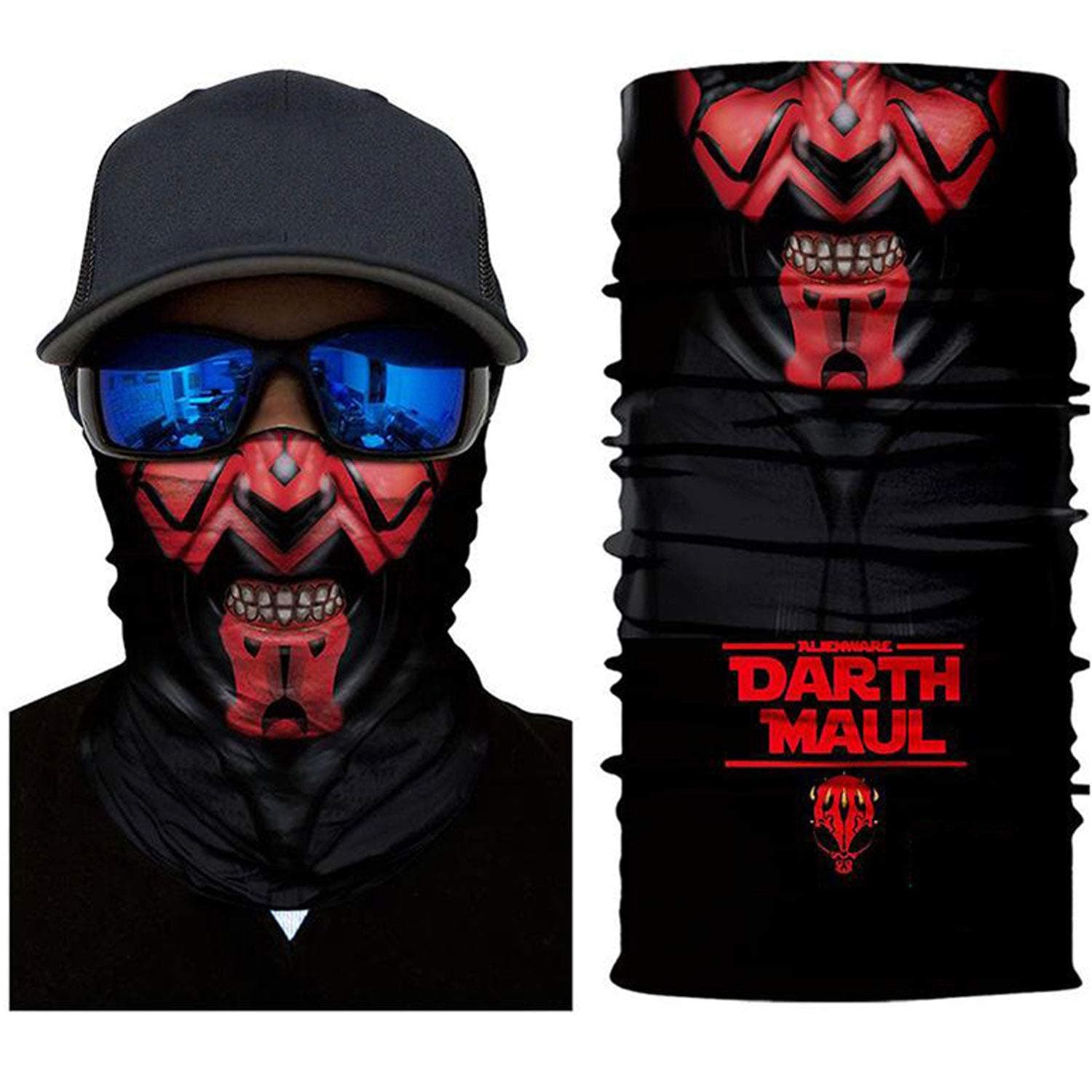 Darth Maul Multi function Scarf Snood Bandanna Face Mask Head Cover Hat