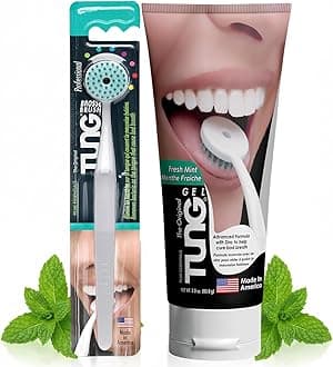 Tung Brush and Gel Tongue Cleaner Starter Pack
