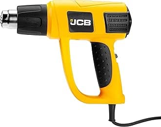 JCB Professional 2000W High Power Hot Air Gun, Heat Gun Machine with Heat Control | Dual Mode Setting 50-450C & 60-600C | Specially Protected Heat Element | HGN/2000/JCB
