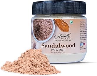 100% Natural Sandalwood Powder | (100 gms) Chandan Powder for Women & Men | Herbal Sandalwood Powder for Face & Skin | Ayurvedic Face Pack for Glowing Skin, Tan Removal Mask