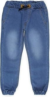 Boy's Slim Fit Mid Rise Stretchable Jogger Jeans