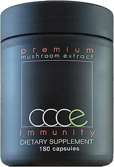 CCCE® HomeoStasis Formula (Blended Mushroom extracts) - 180 v-Capsules (Covers 2 Months)