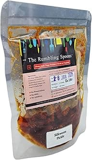 Made In Nagaland | The Rumbling Spoon | Silkworm Pickle | Authentic Naga Pickle | Spicy & Exotic Delicacy | High-Protein | No Preservatives | 100g