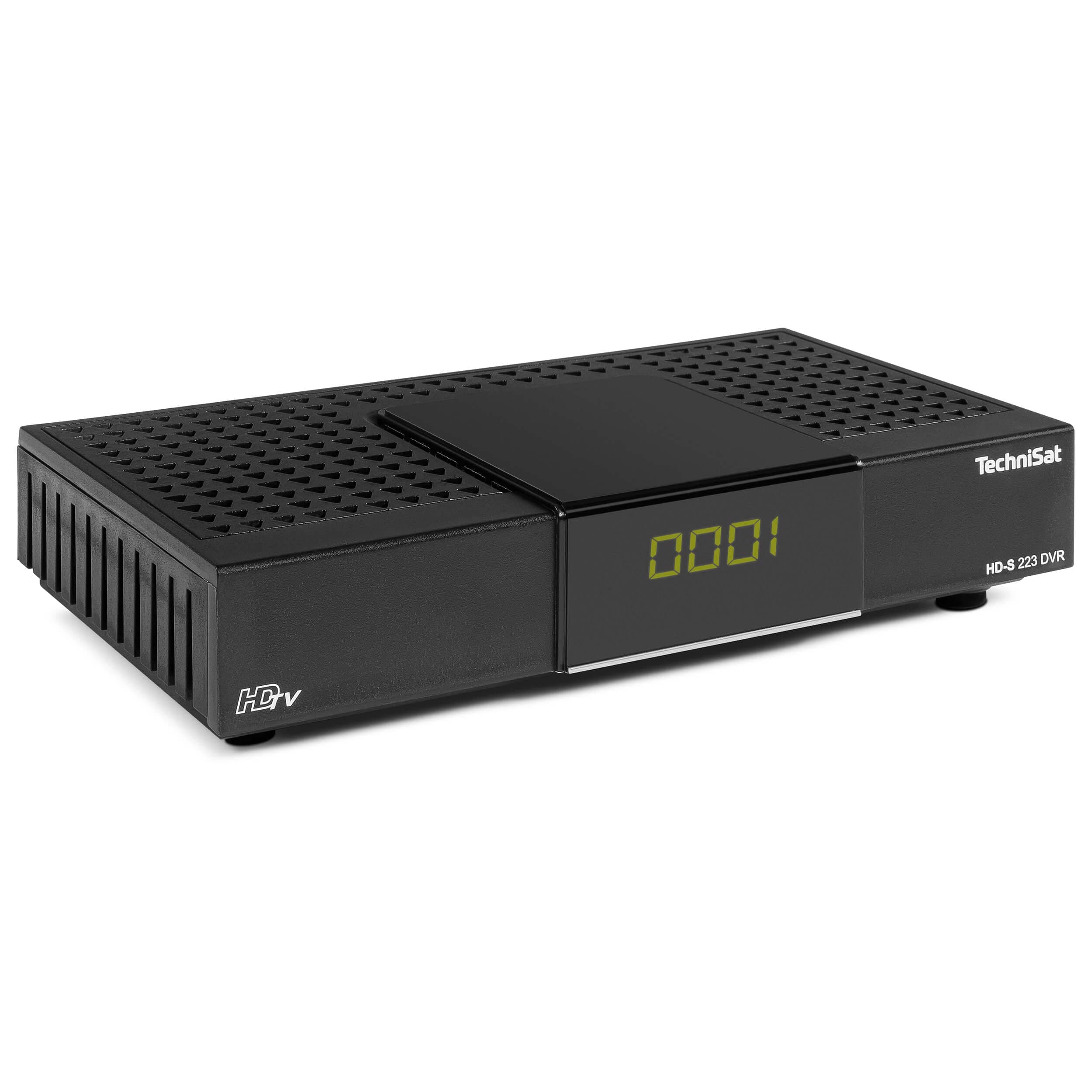 TechniSat HD S223 DVR Sat Receiver schwarz