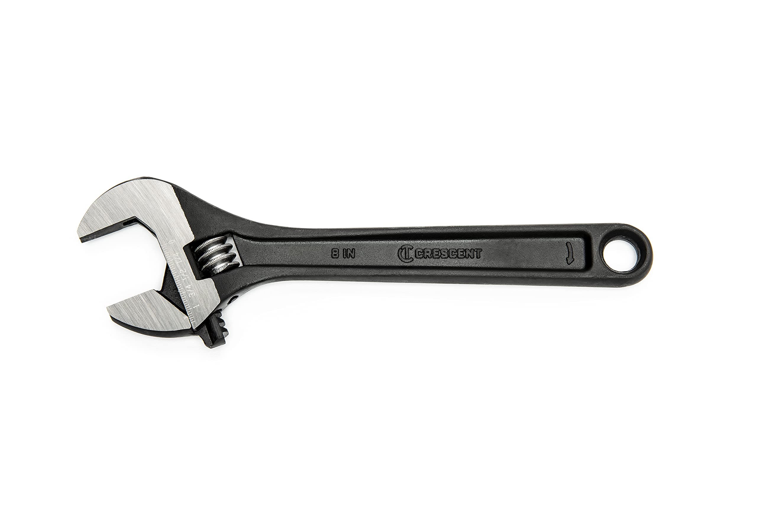 Crescent8" Adjustable Black Oxide Wrench, Bagged - AT28BK