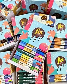 Fix Dubai Chocolate A Box of 6 Containing 1 of Each