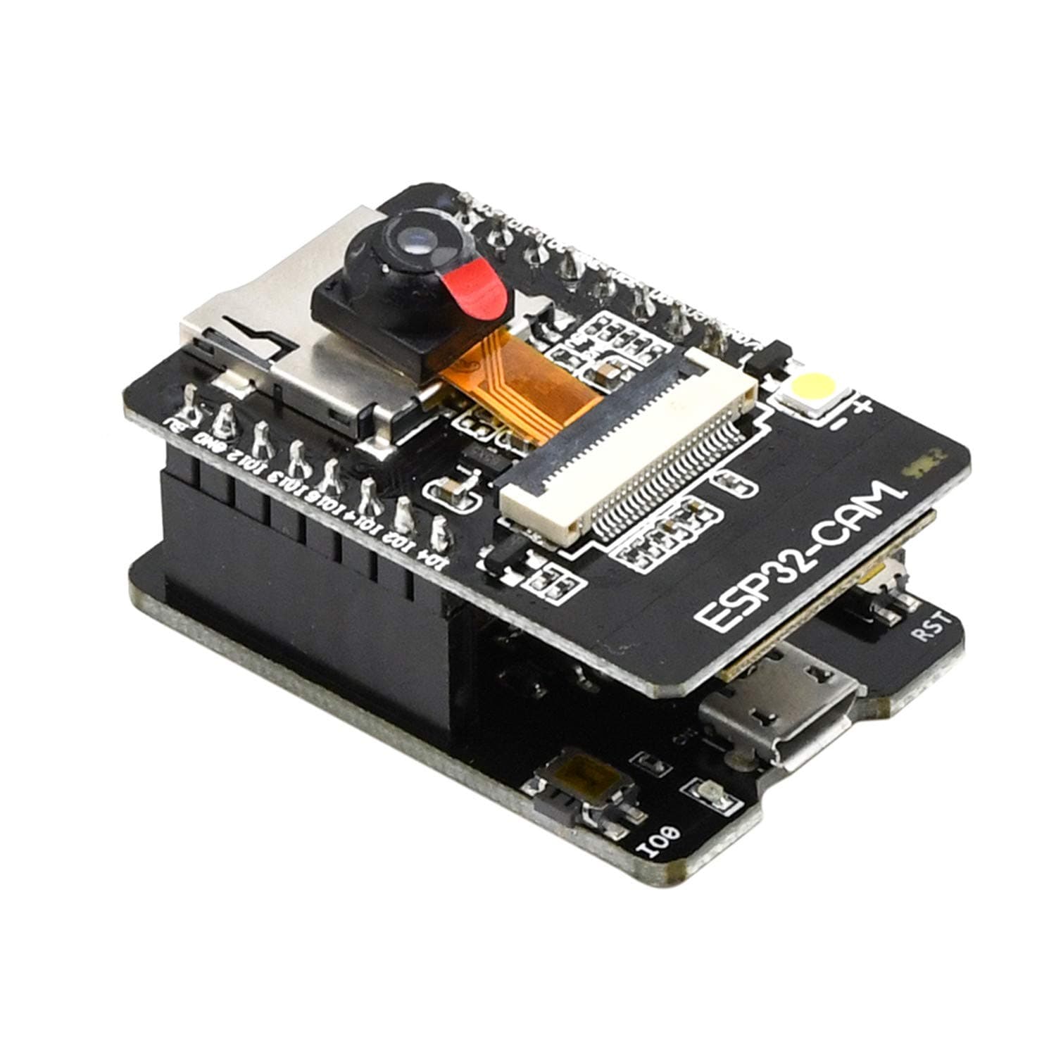 ESP32-CAM W-BT Board ESP32-CAM-MB Micro USB to Serial Port CH-340G with OV2640 2MP Camera Module Dual Mode Support NodeMCU
