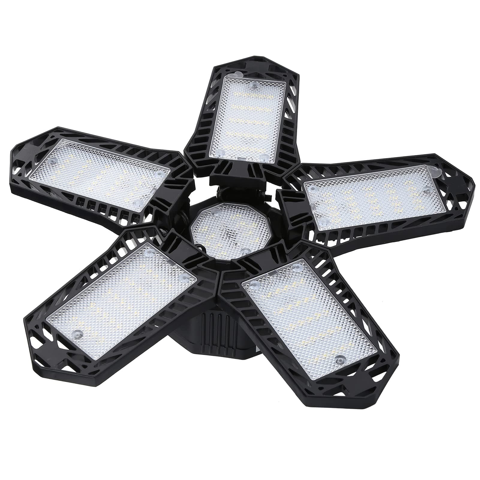 Working Light, High Performance 8000LM Brightness 137 LED 85-265V 80W Deformable Light, for Workshops Warehouses