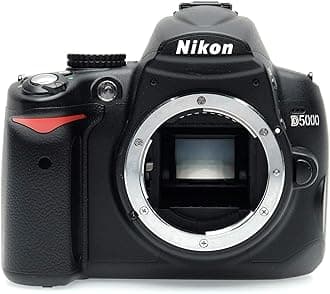 Nikon D5000 12.3 MP DX Digital SLR Camera with 2.7-inch Vari-angle LCD (Body Only)