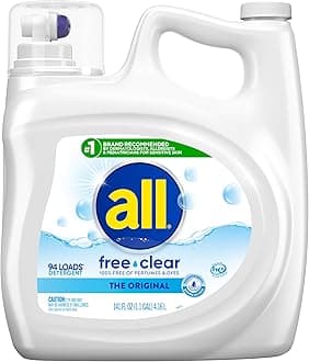 all Liquid Laundry Detergent Free Clear, 141 Ounce, 94 Loads