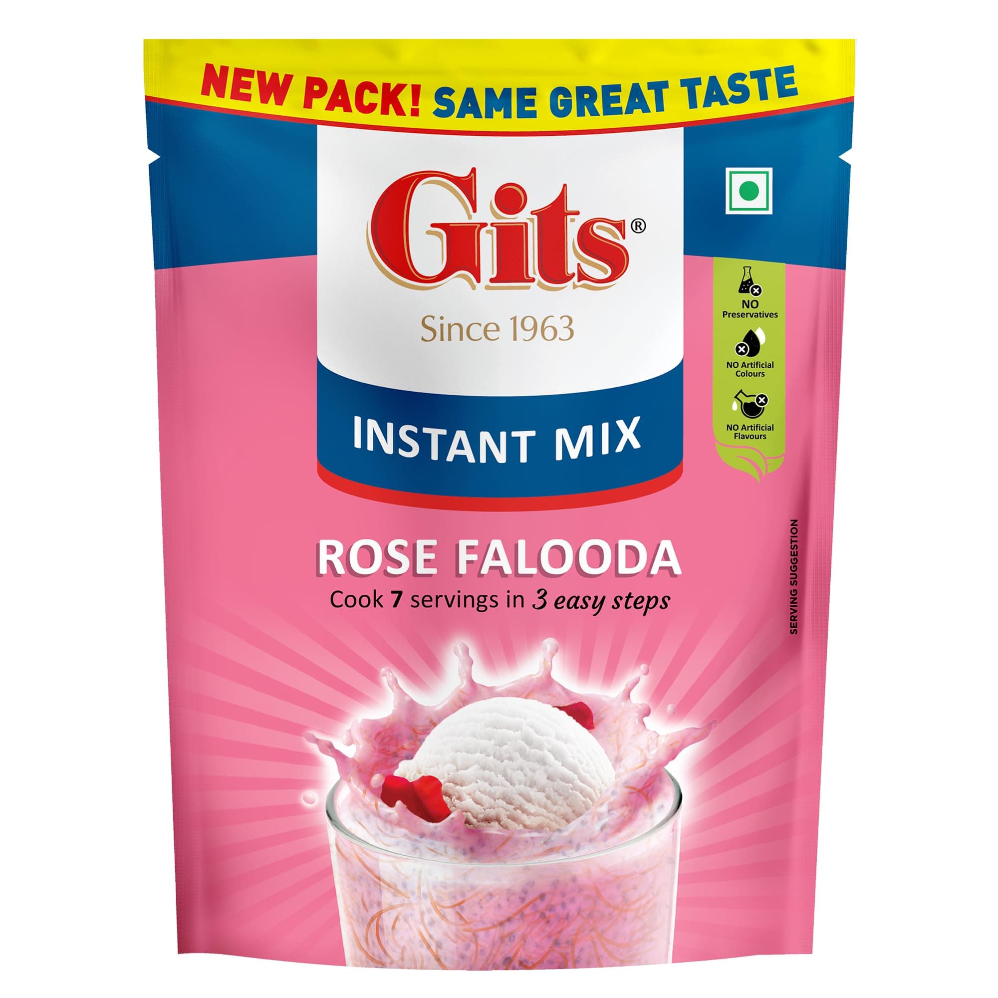 Gits Falooda Mix, Rose, 200g