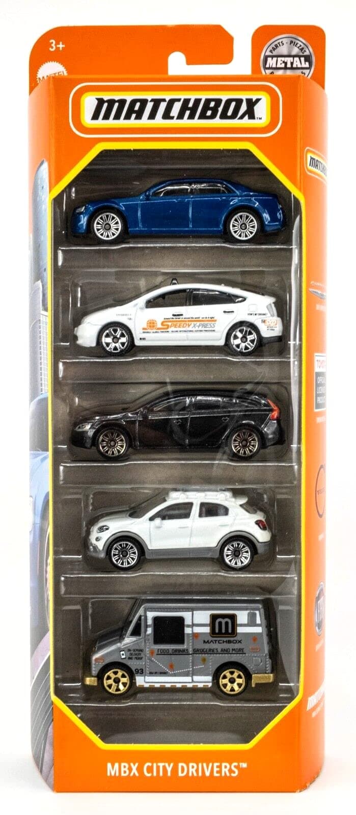 MBX City Drivers 5 Pack Set (1:64 Scale)
